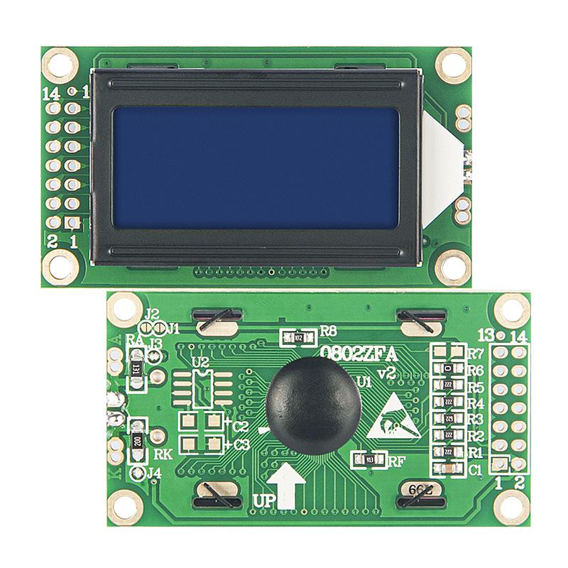 1.2寸0802字符液晶LCM液晶显示模块